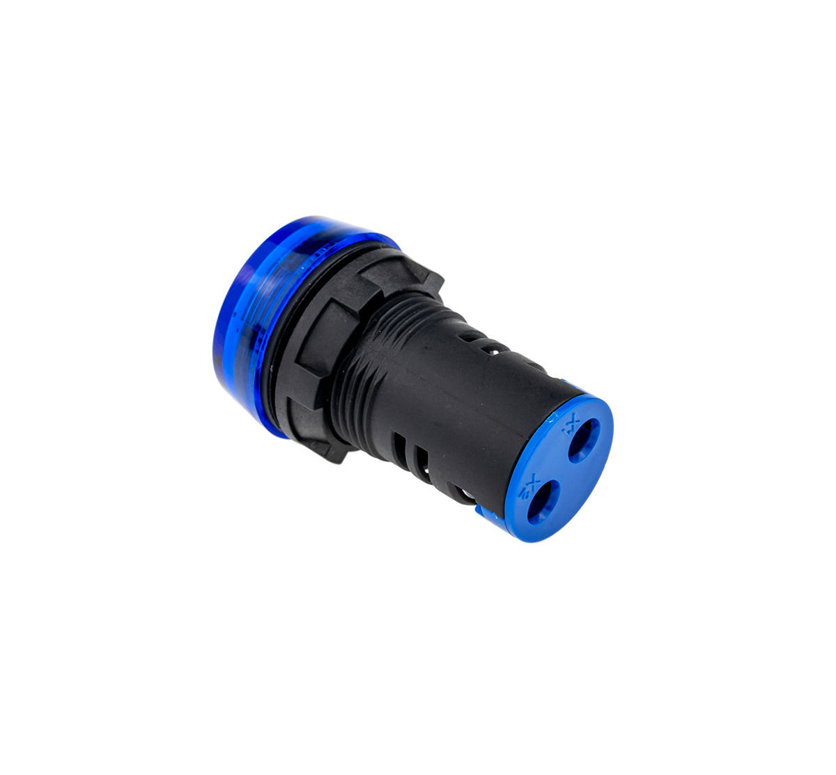 Сигнальная LED лампа, синий, 380V AC IP65