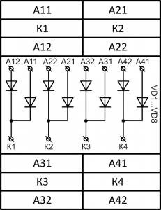 Модуль диодов МД-4-2К УХЛ4
