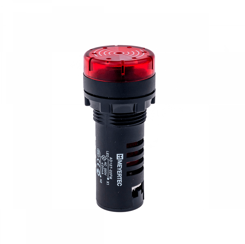 Звонок с подсветкой 80дБ, 24V AC/DC