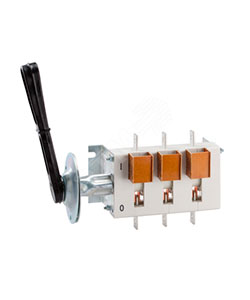 ВР32-39 А 70221-00 УХЛ3, 630А, несъёмная боковая рукоятка, 3-х полюсный на два направления, со вспомогательными контактами, IP00, выключатель-разъединитель (ЭТ)