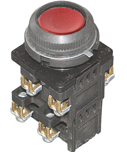 КЕ-182 У2 исп.9, красный, 3р, цилиндр, IP54, 10А, 660В, выключатель кнопочный (ЭТ)