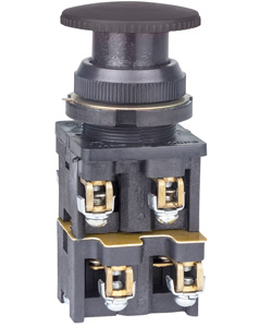КЕ-022 У3 исп.9, черный, 3р, гриб без фиксации, IP40, 10А, 660В, выключатель кнопочный (ЭТ)