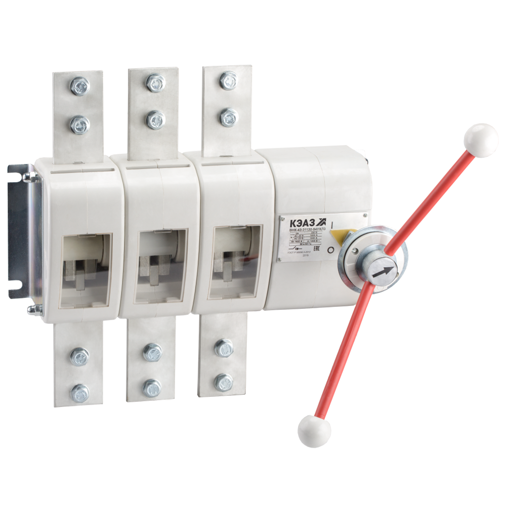 Выключатель нагрузки ВНК-43-31130-1600А-IP54-УХЛ3-КЭАЗ
