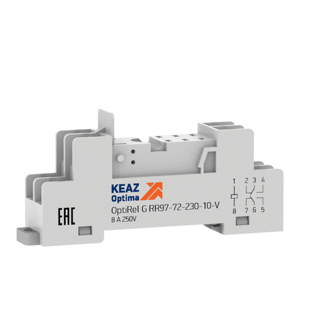 Розетка для реле OptiRel G RR97-72-230-10-V, 10 шт