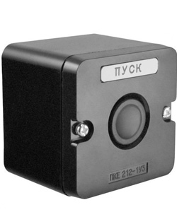 ПКЕ 212-1 У3, 10А, 660В, 1 элемент, чёрный цилиндр, накладной, IP40  (ЭТ)