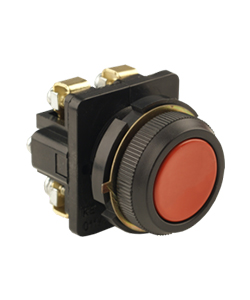 КЕ-011/2, красный, 1з+1р, цилиндр, IP40, 10А ,660В  (ЭТ)