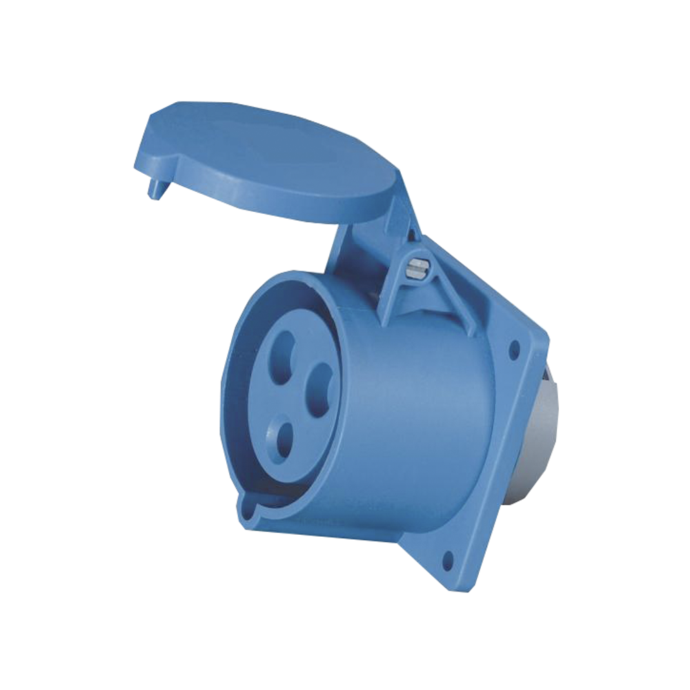 Розетка фланцевая 323-32А-6h-220AC-2P+PE-IP44, 5 шт
