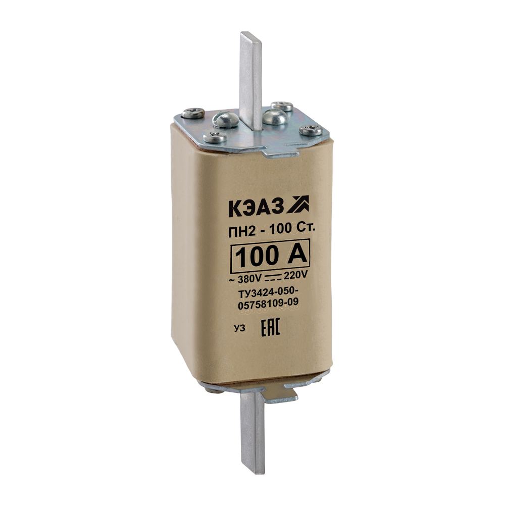 Вставка плавкая ПН2-100-С-80А-У3-КЭАЗ, 20 шт