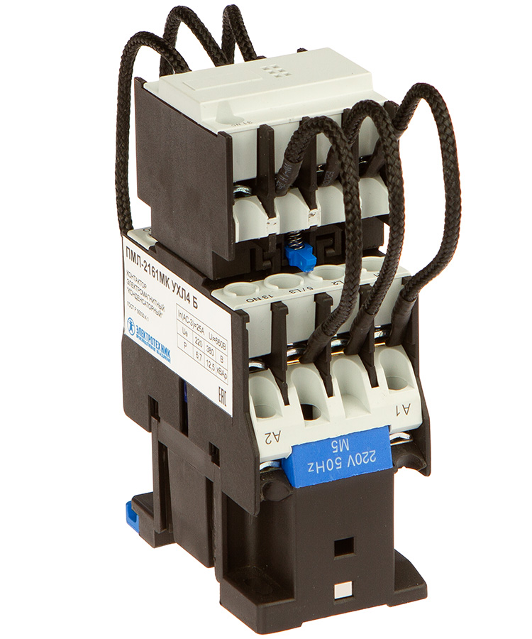 ПМЛ-2161МК УХЛ4 Б, 220В/50Гц, 12,5 кВАр, 1р, 25А, IP20  (ЭТ)