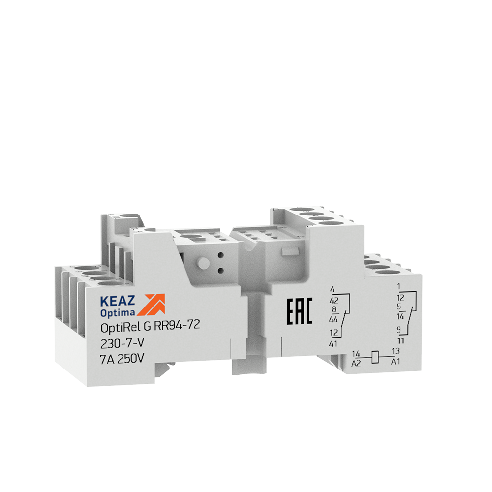 Розетка для реле OptiRel G RR94-74-230-7-V, 10 шт