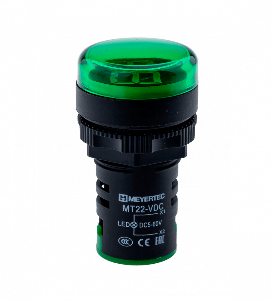 Индикатор напряжения, 5-60V DC, зеленый