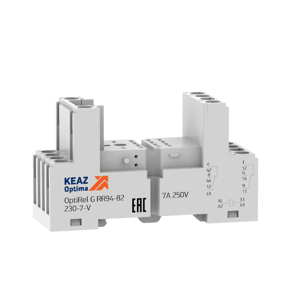 Розетка для реле OptiRel G RR94-82-230-7-V, 10 шт