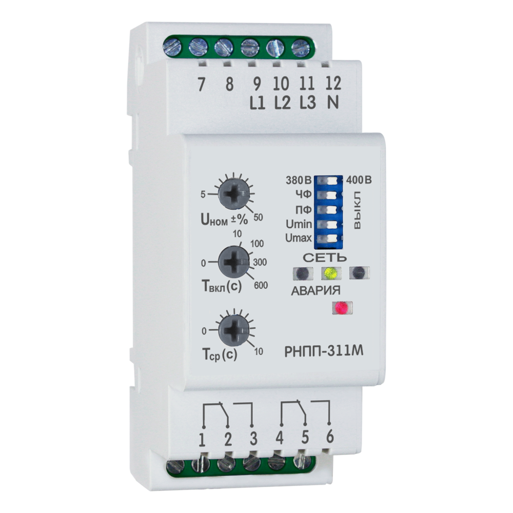 Реле напряжения OptiDin РНПП-311М-УХЛ3.1