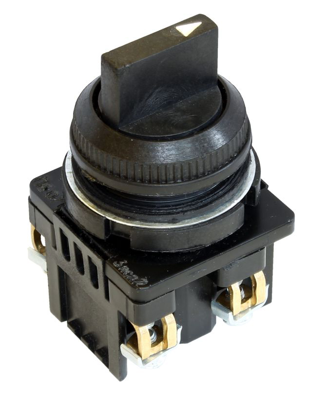 ПЕ-011 исп.2, 1з+1р, 10А, 660В, рукоятка на 2 положения -45° +45°, IP40  (ЭТ)
