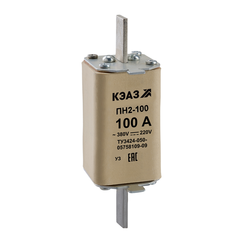 Вставка плавкая ПН2-100-25А-У3-КЭАЗ, 20 шт