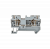 Клемма пружинная проходная, 4 мм², серая