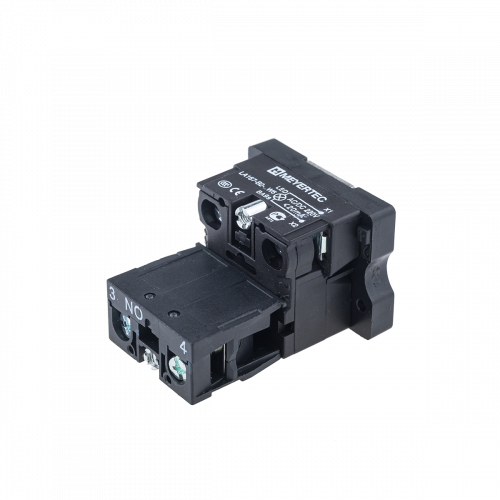 Основание с подсветкой 1NO синий 220V, пластик
