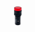 Сигнальная лампа 16мм, красный, 220V AC
