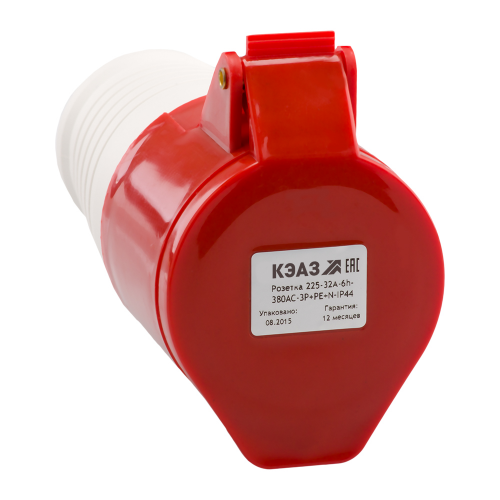 Розетка кабельная 215-16А-6h-380AC-3P+PE+N-IP44, 5 шт