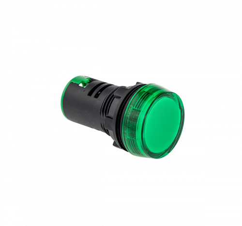 Сигнальная LED лампа, зеленый, 380V AC IP65