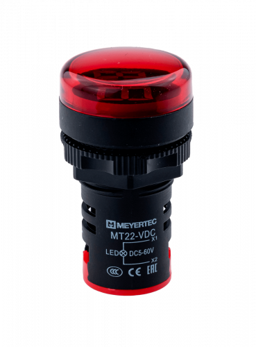 Индикатор напряжения, 5-60V DC, красный